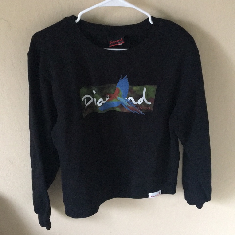 Unisex Diamond crew neck sweatshirt